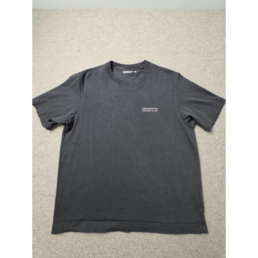Abercrombie & Fitch T-Shirt Mens X-Small Black Short Sleeve Premium Polished Tee